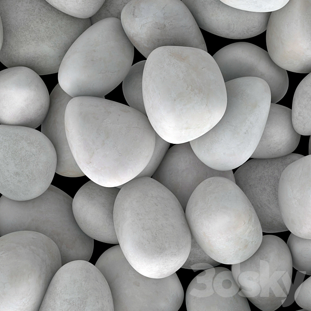 Small decorative gravel # 2 3DSMax File - thumbnail 3