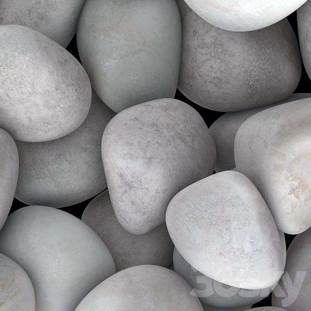 Small decorative gravel # 2 3DSMax File - thumbnail 4