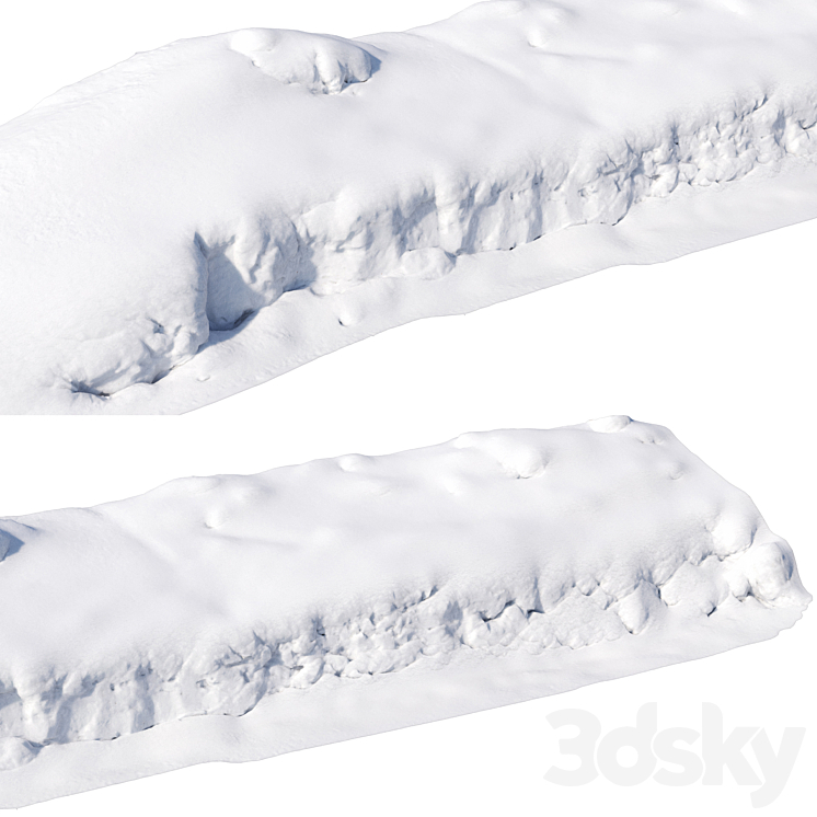 snowdrift 3DS Max - thumbnail 2