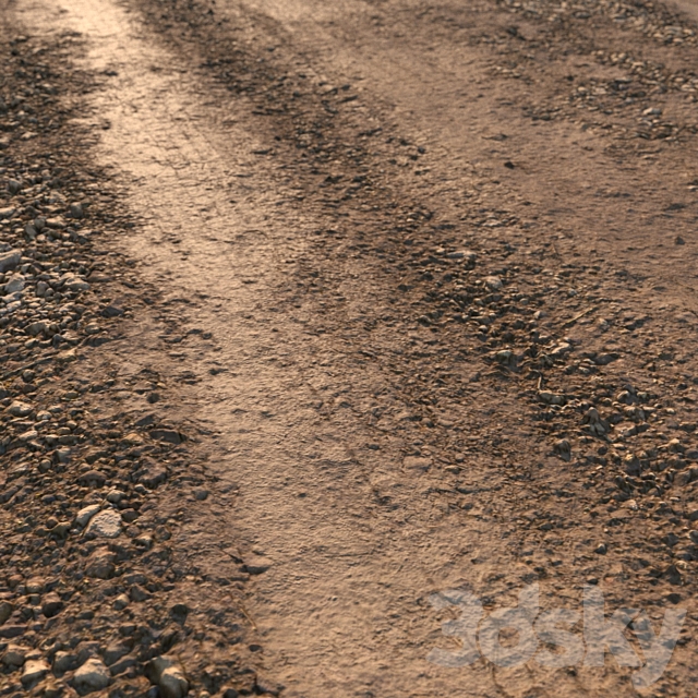 spring road material 02 3DS Max Model - thumbnail 2