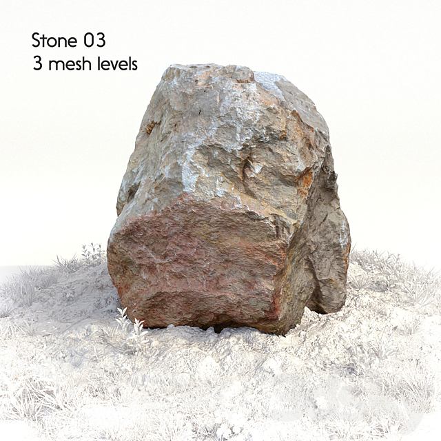 Stone 03 3ds Max - thumbnail 1