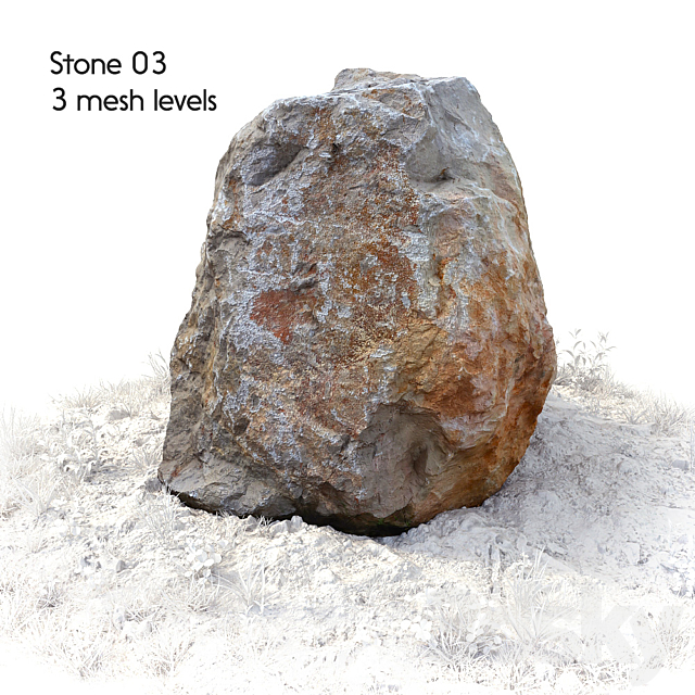 Stone 03 3ds Max - thumbnail 2