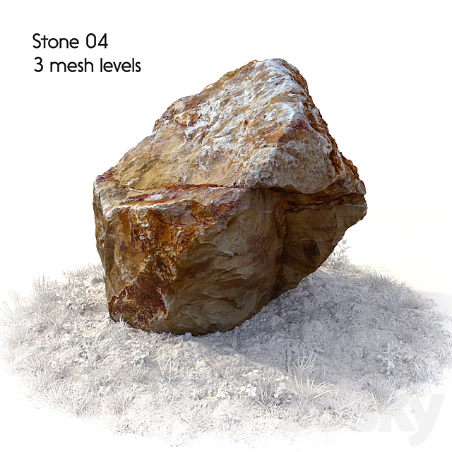 Stone 04 3ds Max - thumbnail 2