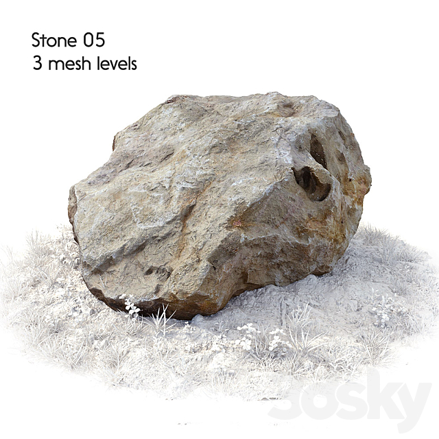 Stone 05 3ds Max - thumbnail 2