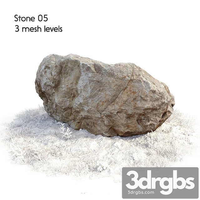 Stone 05 3dsmax Download - thumbnail 1