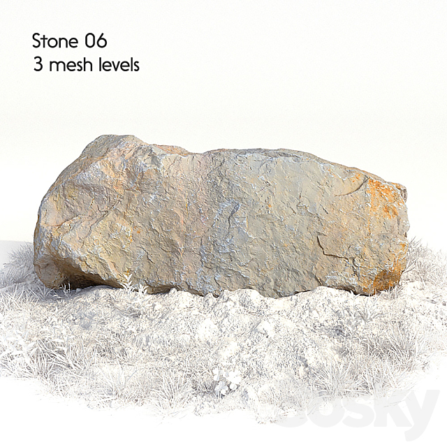 Stone 06 3ds Max - thumbnail 1