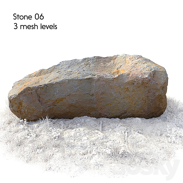 Stone 06 3ds Max - thumbnail 2