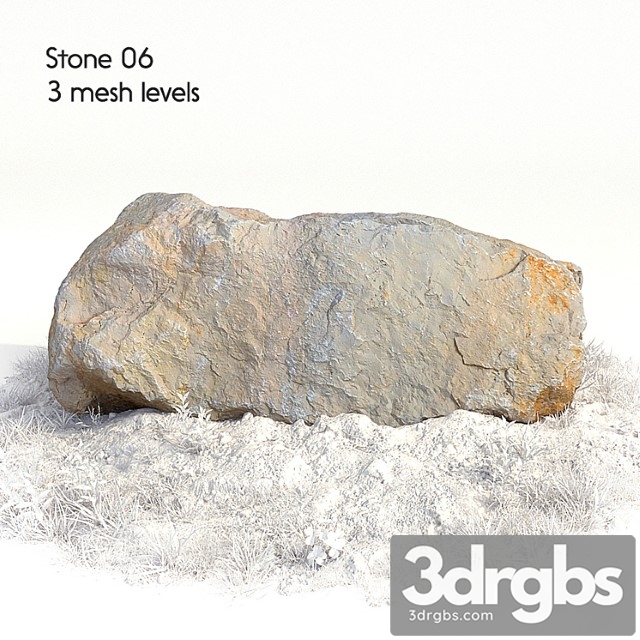 Stone 06 3dsmax Download - thumbnail 1