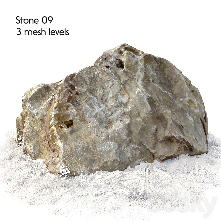 Stone 09 3DS Max - thumbnail 2