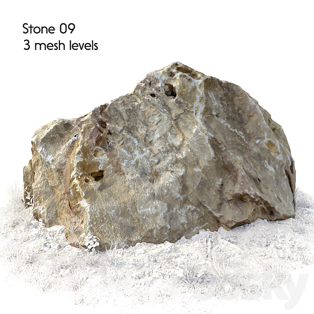 Stone 09 3DSMax File - thumbnail 2