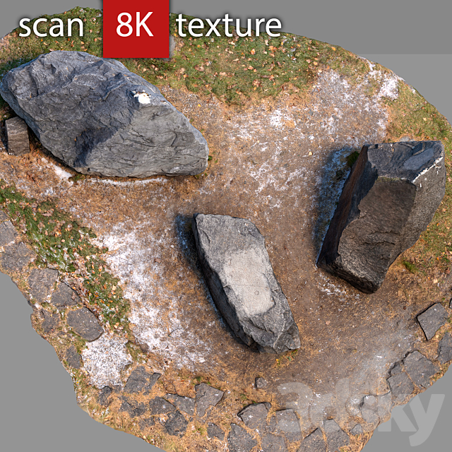 Stone 54 3DS Max Model - thumbnail 2