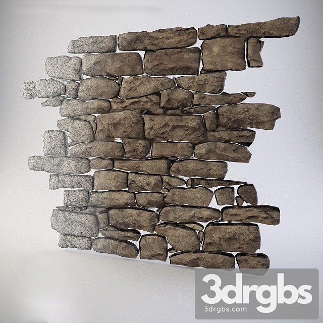 Stone Fence 3dsmax Download - thumbnail 1