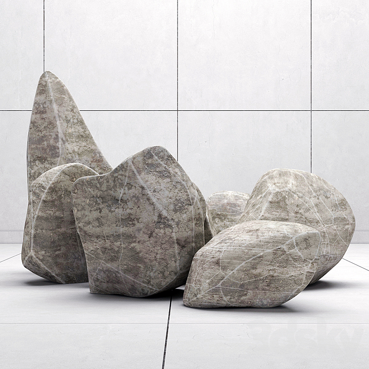 Stone rock 3DS Max - thumbnail 1