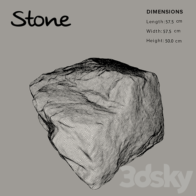 Stone scan 3ds Max - thumbnail 2