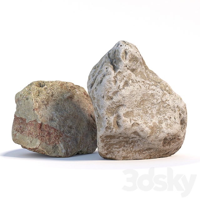 Stones 135 3ds Max - thumbnail 1