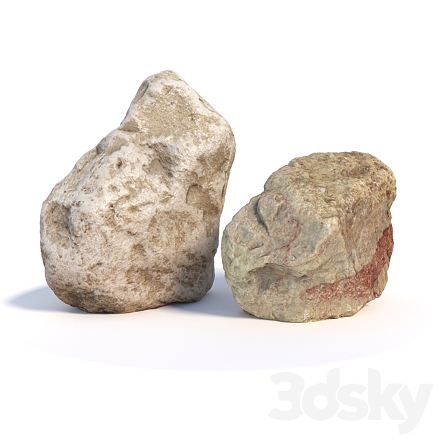 Stones 135 3ds Max - thumbnail 2