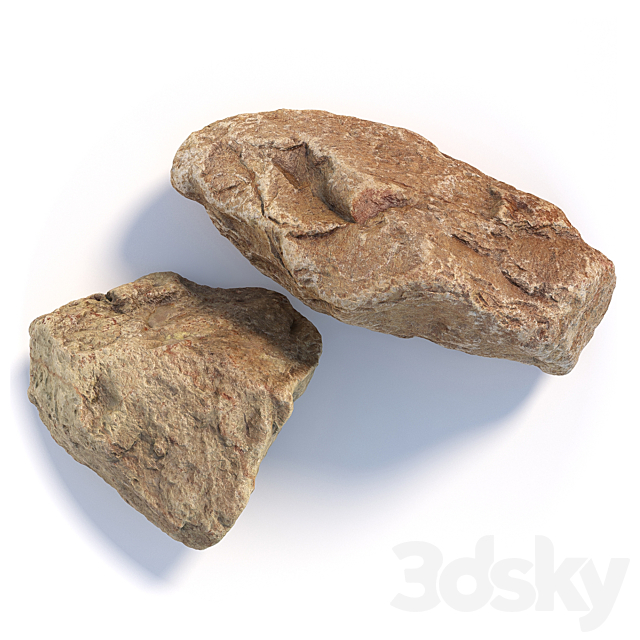 Stones 136 3DS Max Model - thumbnail 3