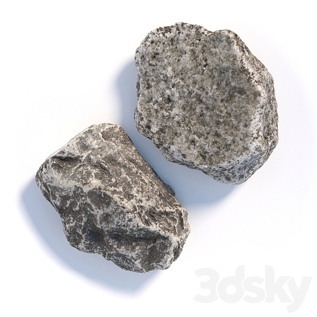 Stones 138 3DS Max Model - thumbnail 2