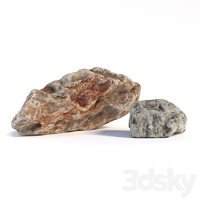 Stones 139 3DS Max Model - thumbnail 4