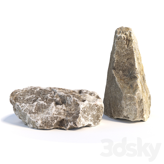 Stones 141 3ds Max - thumbnail 3