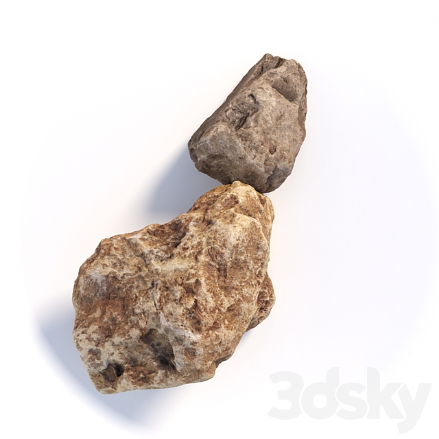 Stones 143 3DS Max Model - thumbnail 4