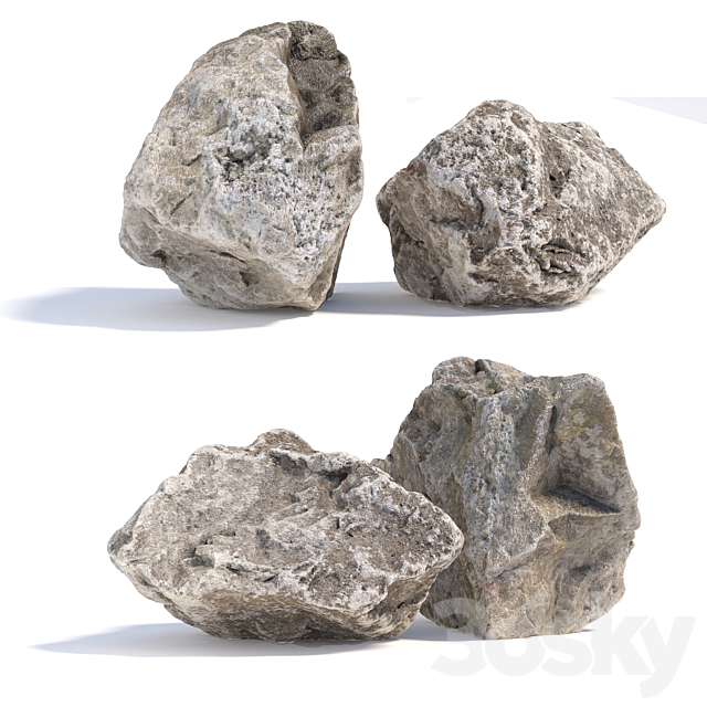 Stones 232 3DSMax File - thumbnail 2