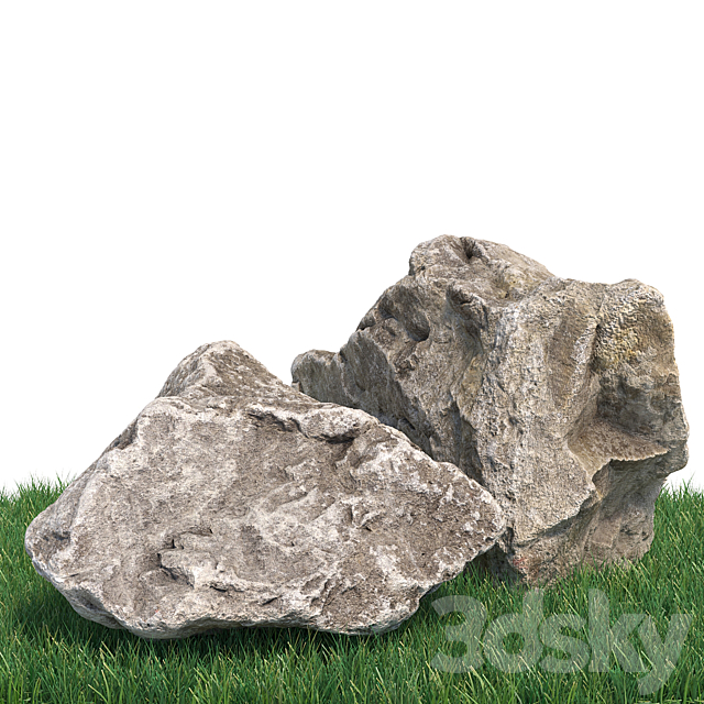 Stones 232 3DSMax File - thumbnail 4