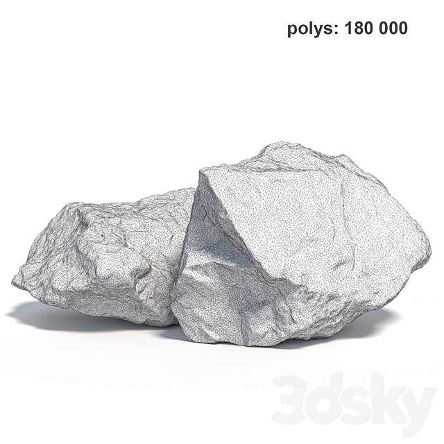 Stones 232 3DSMax File - thumbnail 5