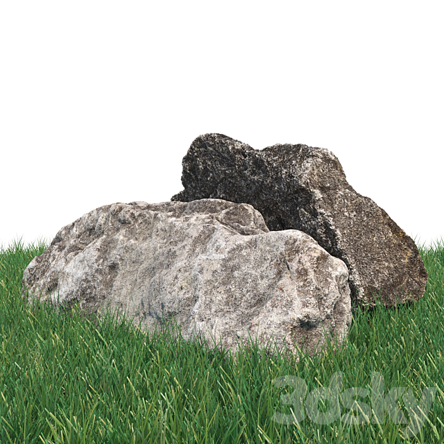 Stones 233 3DSMax File - thumbnail 4