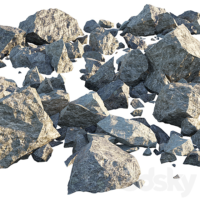 Stones 3ds Max - thumbnail 2