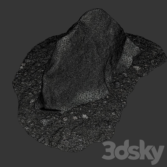 Stones from the beach_4 3ds Max - thumbnail 3