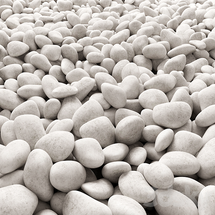 The road from pebbles 3DS Max - thumbnail 1