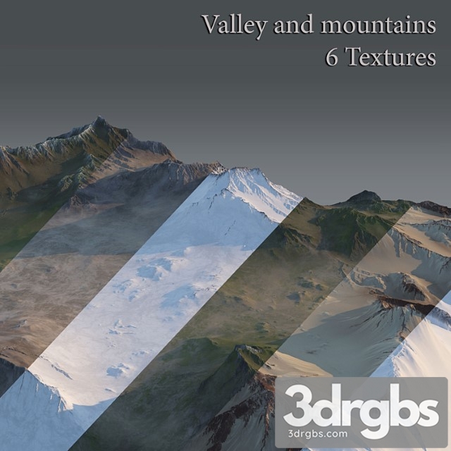 Valley And Mountains 2 3dsmax Download - thumbnail 1