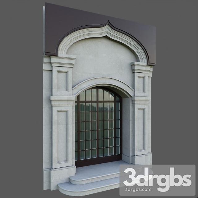 Architectural Element Classic 100 3dsmax Download - thumbnail 1