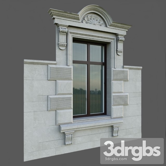 Architectural Element Classic 18 3dsmax Download - thumbnail 1