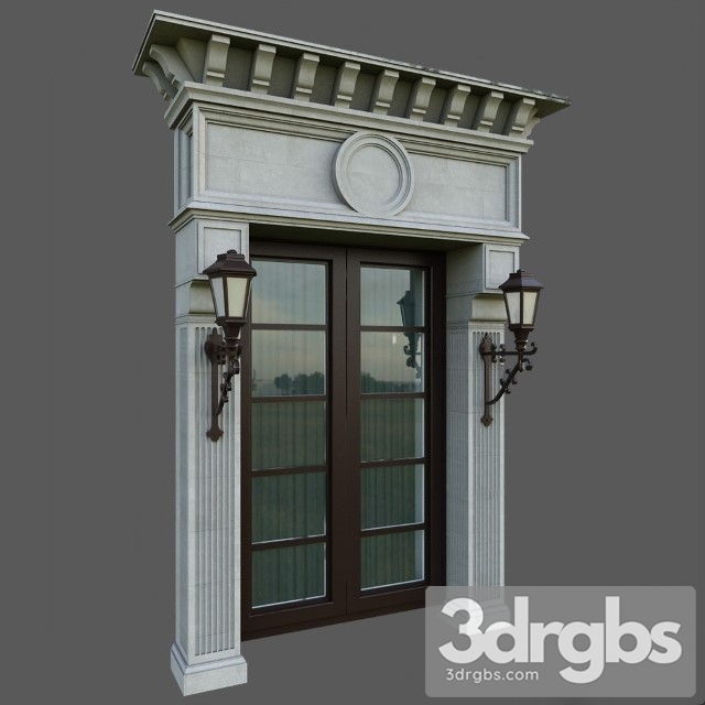 Architectural Element Classic 33 3dsmax Download - thumbnail 1