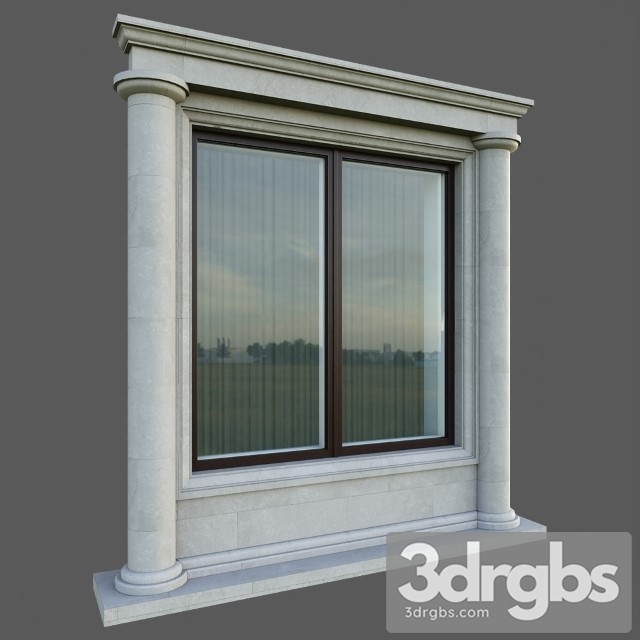 Architectural Element Classic 34 3dsmax Download - thumbnail 1