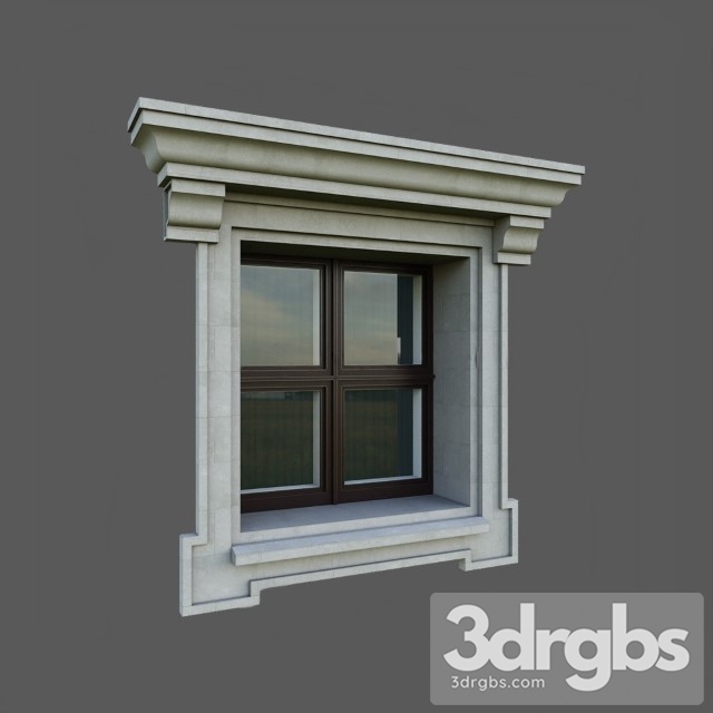 Architectural Element Classic 45 3dsmax Download - thumbnail 1