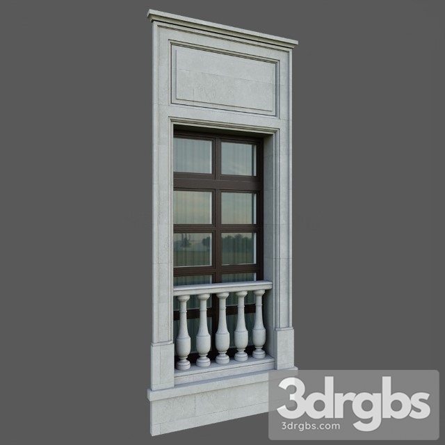 Architectural Element Classic 54 3dsmax Download - thumbnail 1