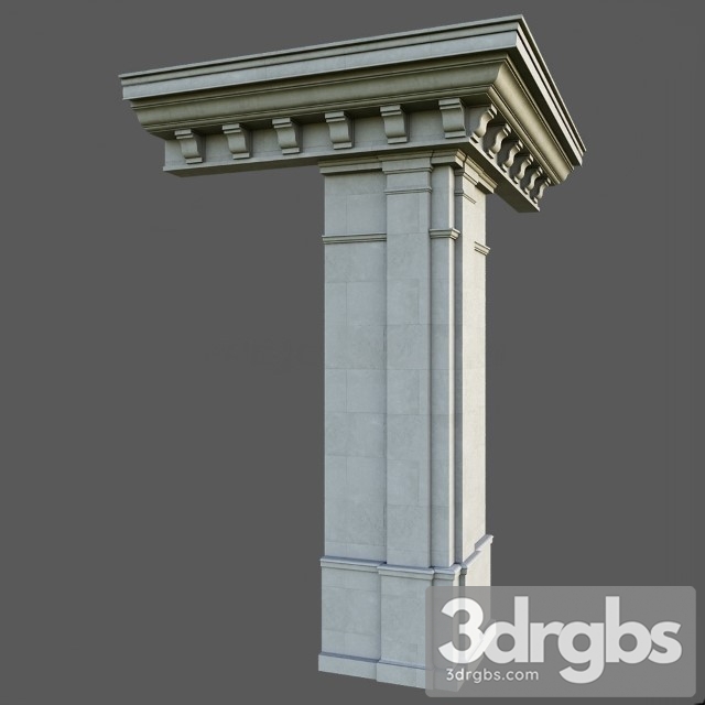 Architectural Element Classic 55 3dsmax Download - thumbnail 1