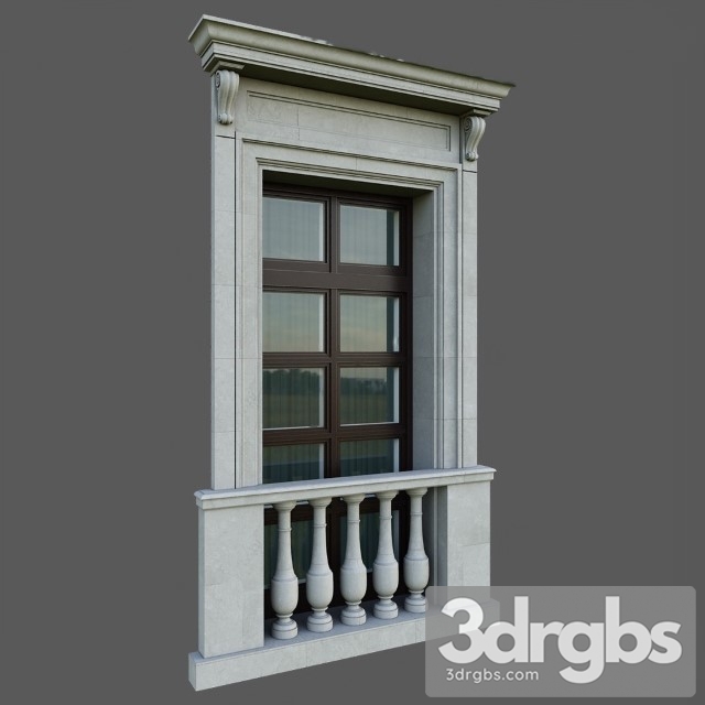 Architectural Element Classic 60 3dsmax Download - thumbnail 1