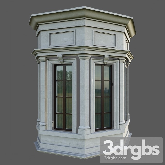 Architectural Element Classic 68 3dsmax Download - thumbnail 1