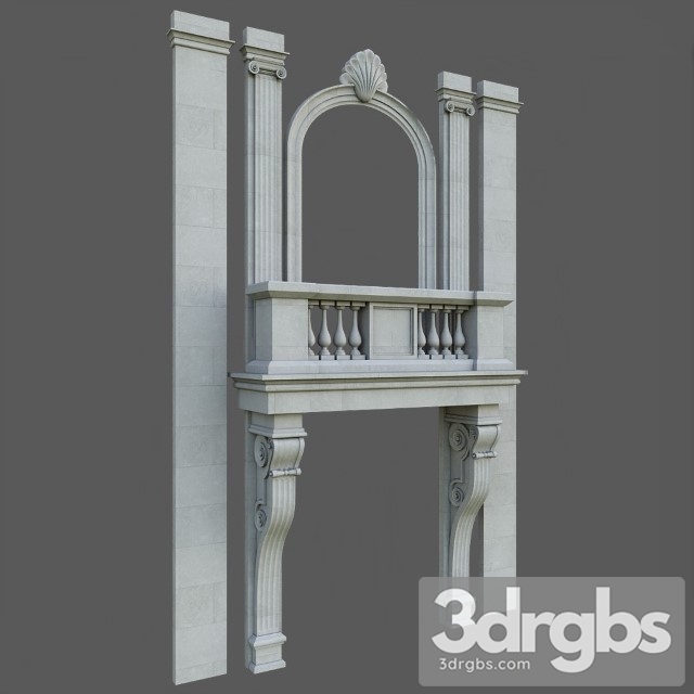 Architectural Element Classic 70 3dsmax Download - thumbnail 1