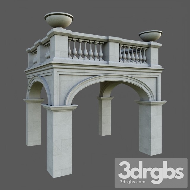 Architectural Element Classic 79 3dsmax Download - thumbnail 1