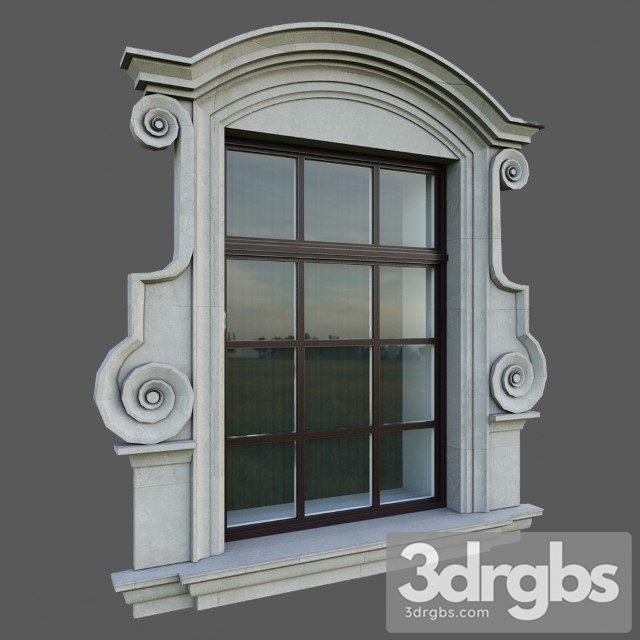 Architectural Element Classic 80 3dsmax Download - thumbnail 1