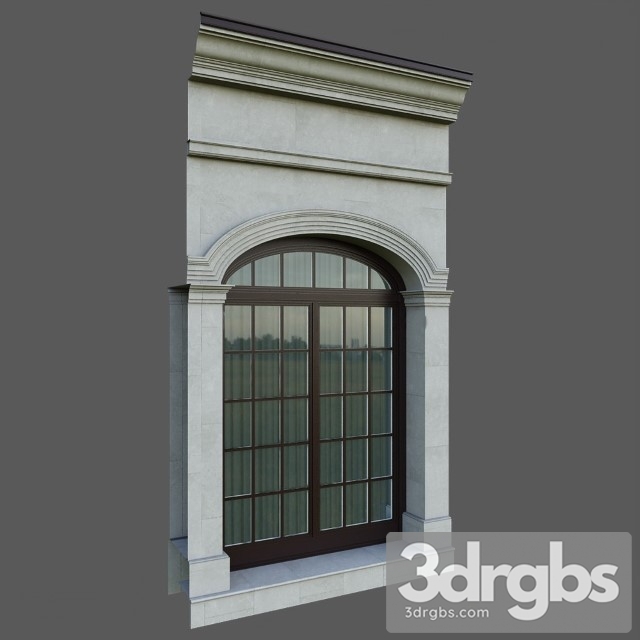 Architectural Element Classic 92 3dsmax Download - thumbnail 1