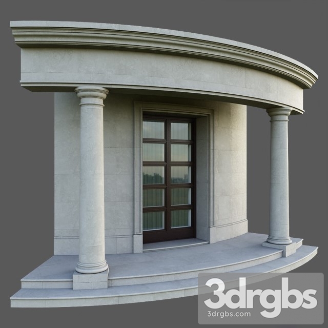 Architectural Element Classic 93 3dsmax Download - thumbnail 1