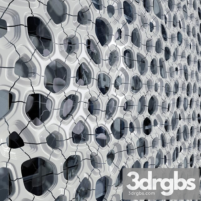 Bionica Decorative Facade 3dsmax Download - thumbnail 1