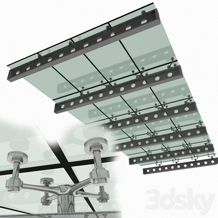 canopy awning 3DS Max - thumbnail 1