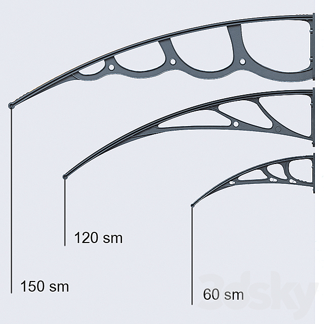 canopy carport 3DS Max Model - thumbnail 3